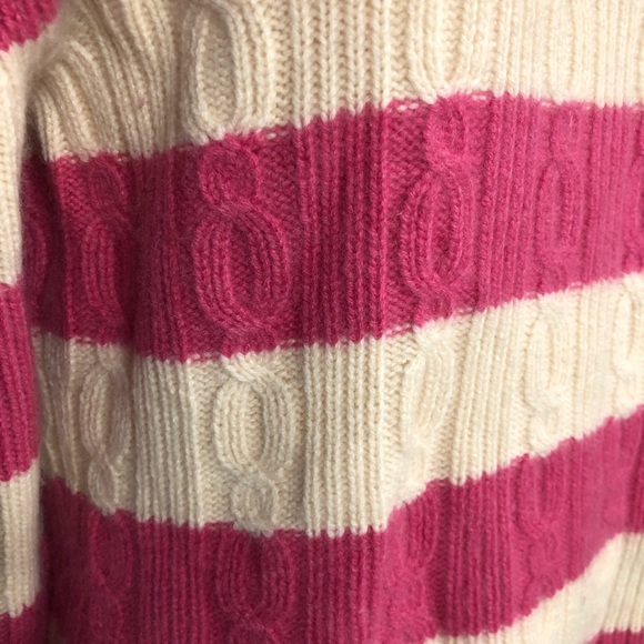 100% Cashmere Striped Sweater - Picture 2 of 3